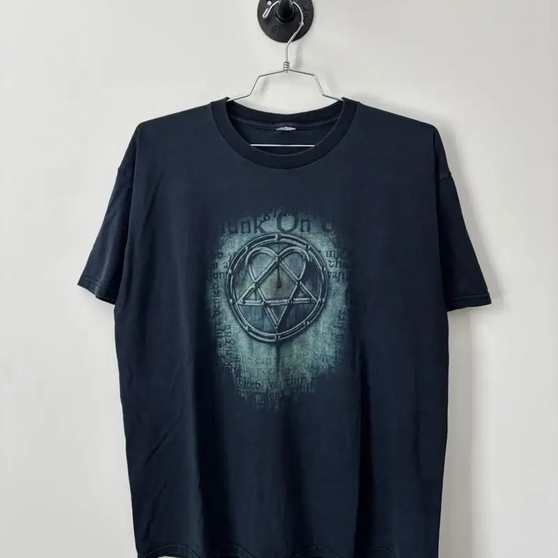 Band Tee Faded 90S - Kaos Vintage HIM Pria Äôs XL