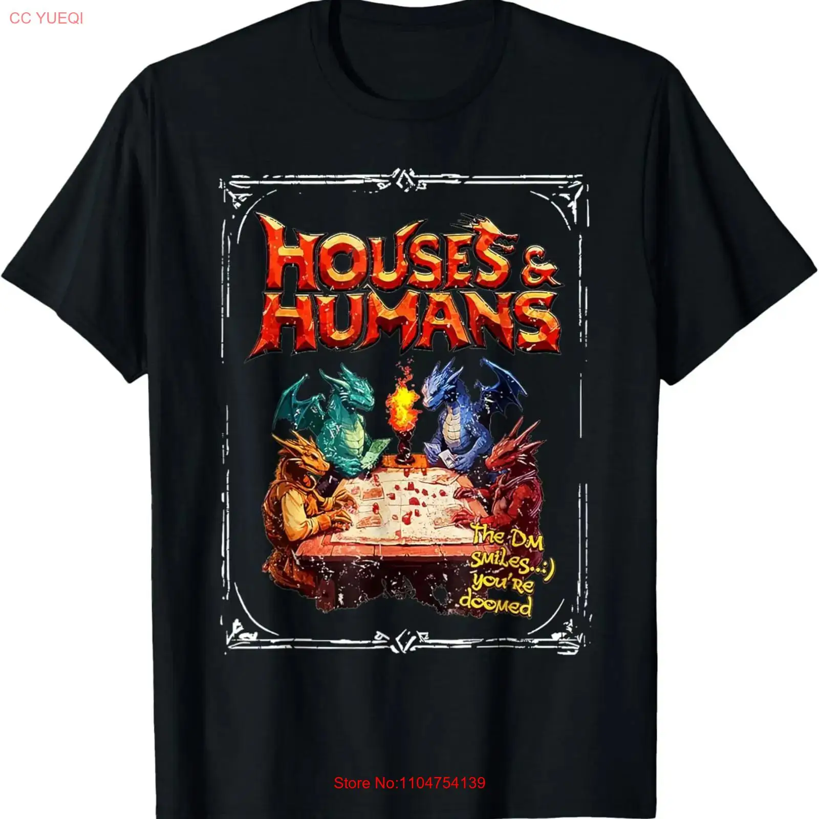 Vintage Fashion Houses - Kaus Pria Gamer Parodi Rpg Lucu