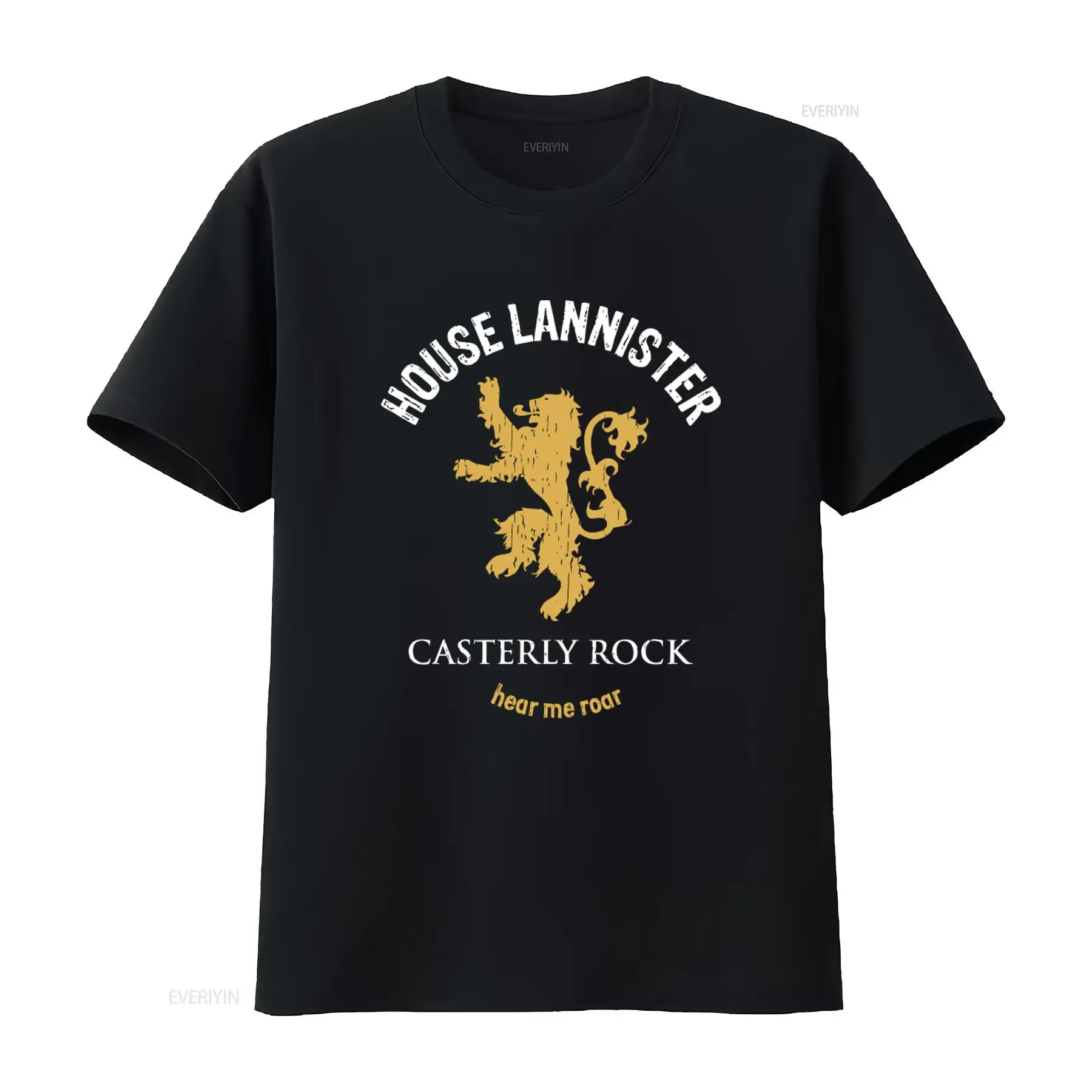 Vintage Fashion Houses - Kaos Cetak Singa House Lannister Casterly