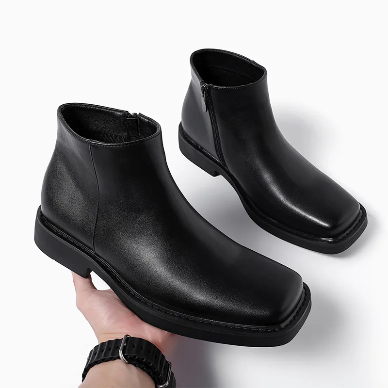 Vintage Fashion Fabrics - Sepatu Kulit Kasual Pria Fashion Baru