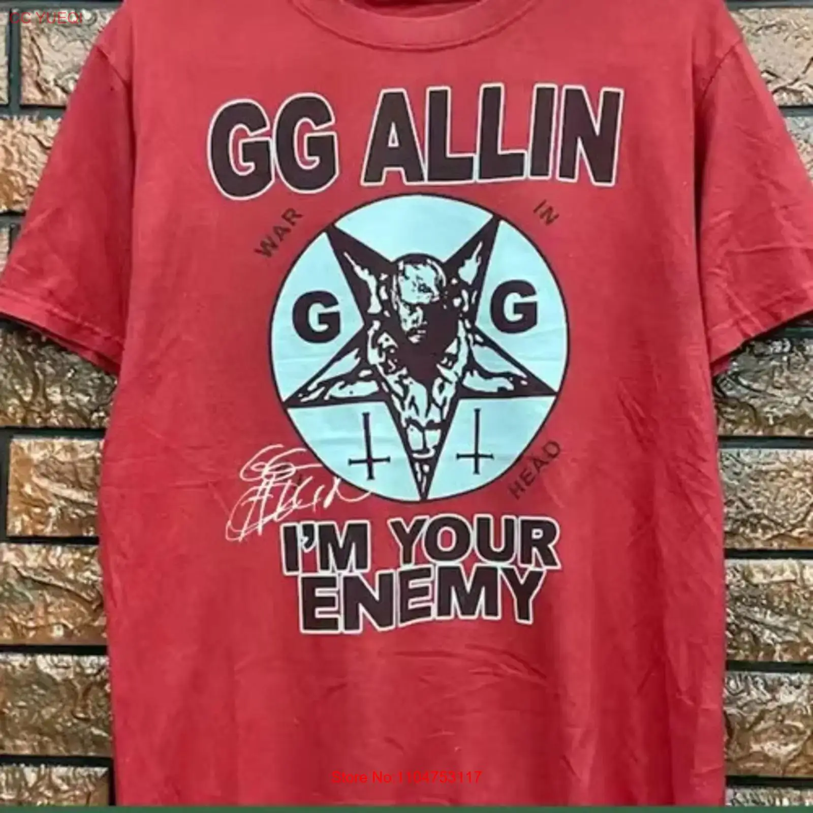 Vintage Fashion News - Kaus Penyanyi GG Allin Baru Populer