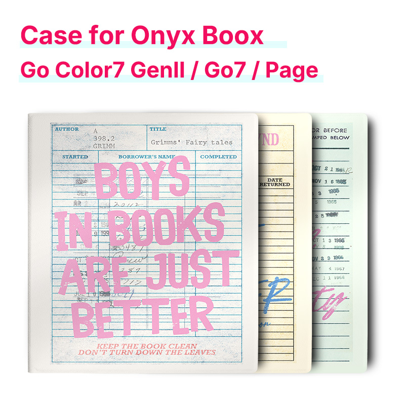 Vintage Fashion Coloring Pages - Casing Magnetik Murmelo untuk Boox Go