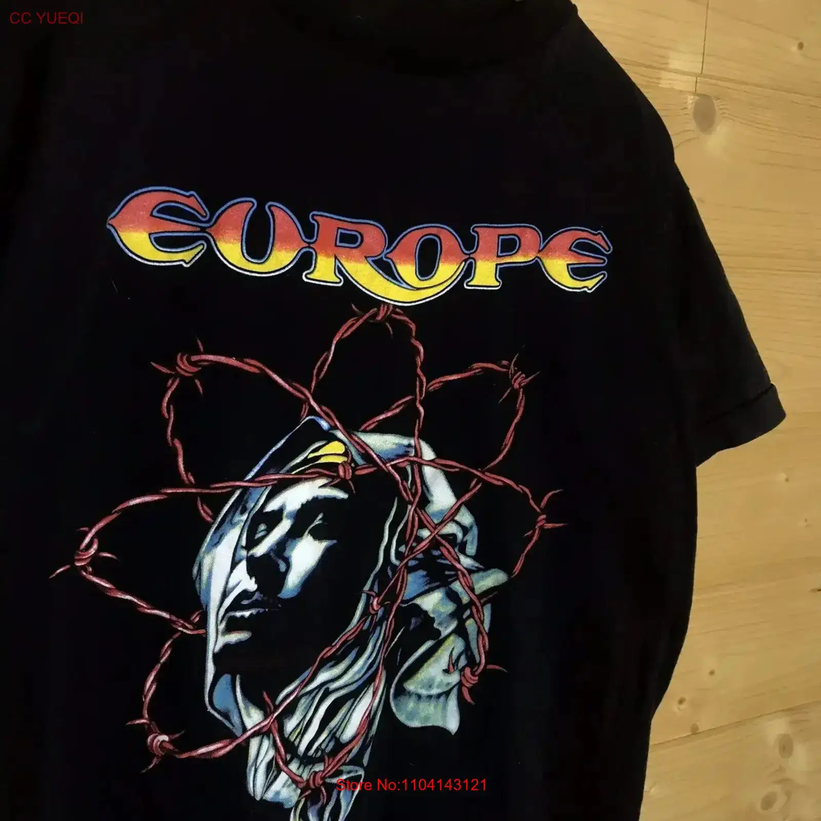 Vintage Fashion News - Kaos Album New Europe Band Prisoners