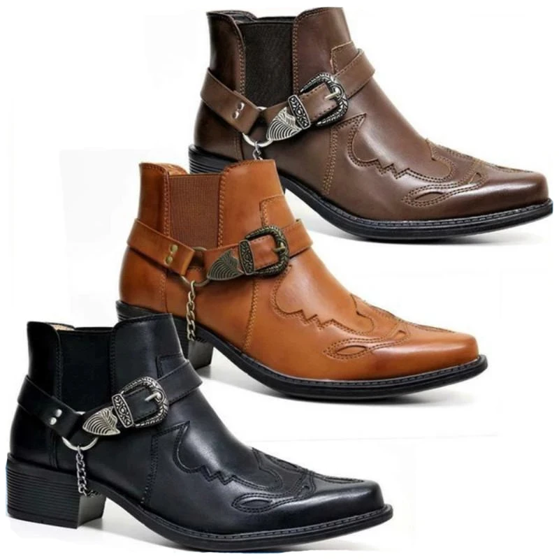 Vintage Fashion Fabrics - Sepatu Boots Kulit Vintage Pria 2026,