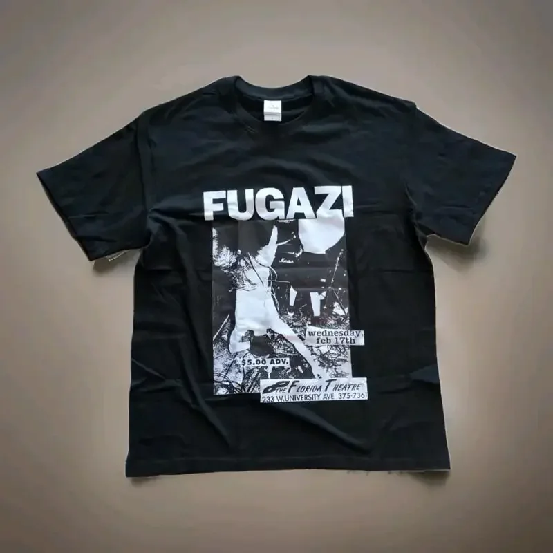 Band Tee Faded 90S - Fugazi Vintage Reprint 90's Punk Band