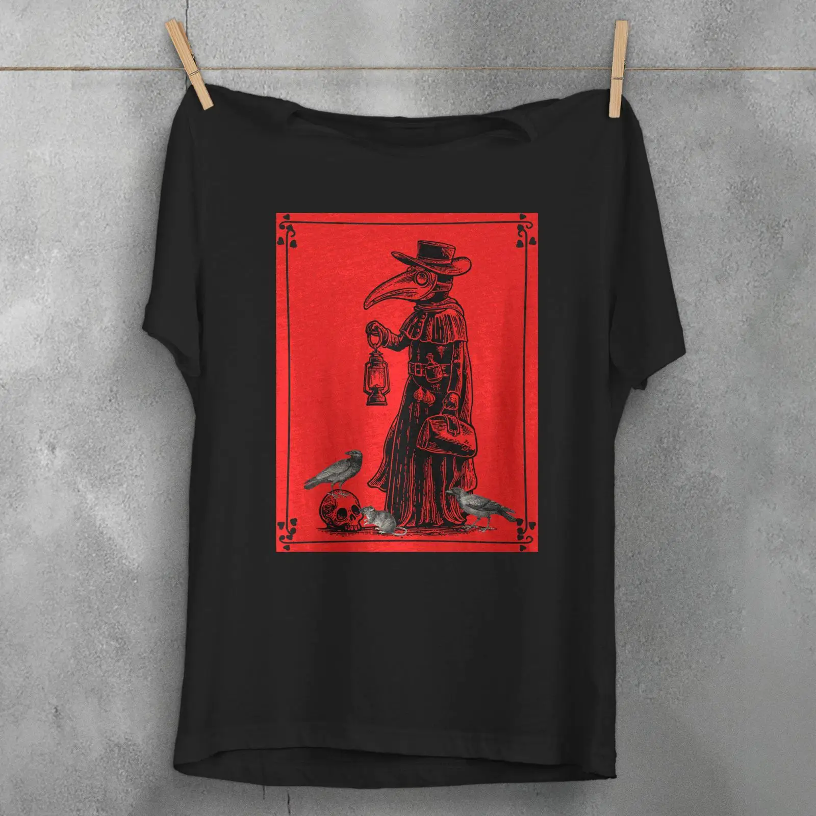 Kaos Dokter Wabah Gotik Sejara - Vintage Fashion History ulasan dan harga