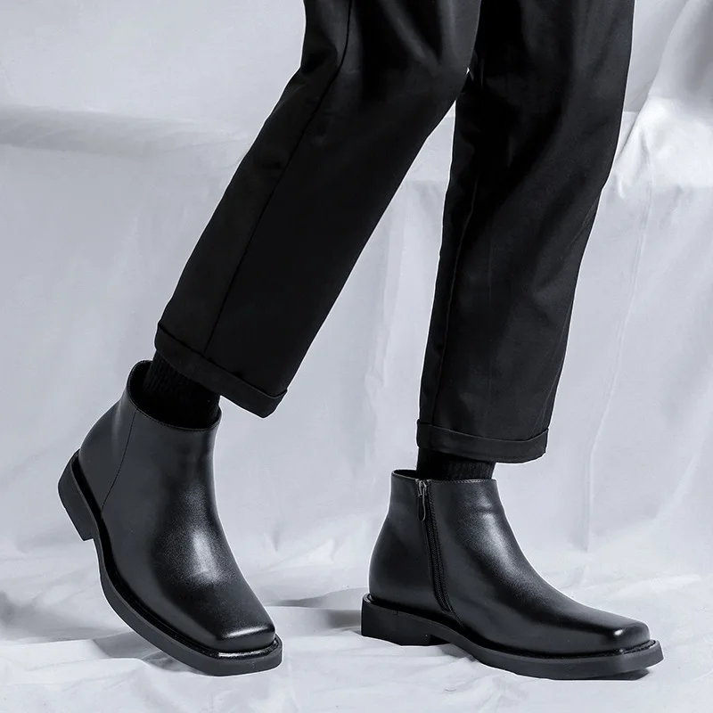 Sepatu Kulit Kasual Pria Fashi - Vintage Fashion Fabrics ulasan dan harga