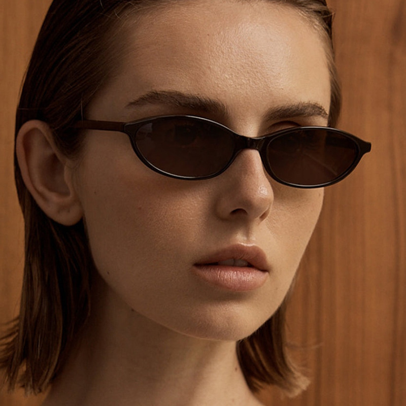 Kacamata Hitam Oval Cat Eye Re - Vintage Fashion Glasses ulasan dan harga