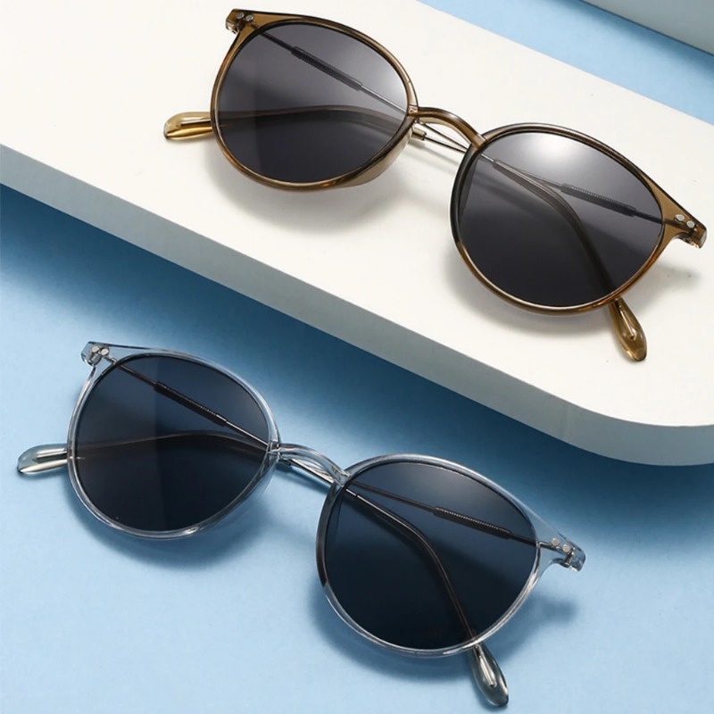 Kacamata Hitam Vintage Bulat B - Vintage Fashion Images ulasan dan harga