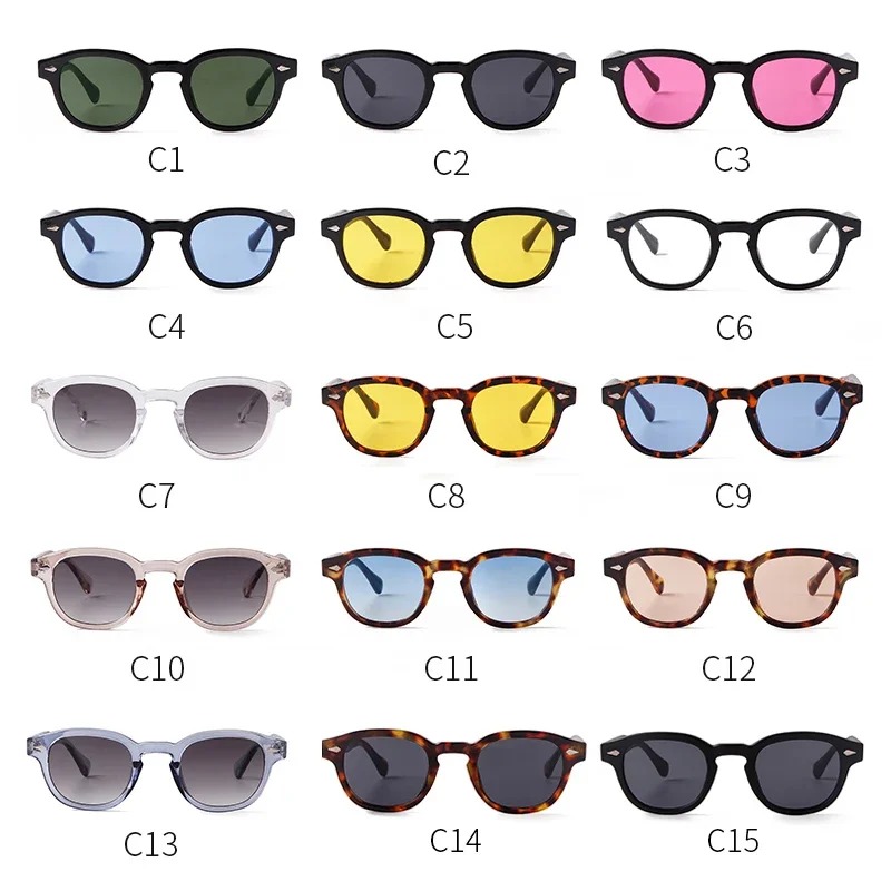 Kacamata Hitam Bulat Vintage W - Vintage Fashion Images ulasan dan harga