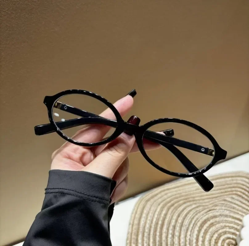 Kacamata Hitam Bentuk Oval Bar - Vintage Fashion Glasses ulasan dan harga