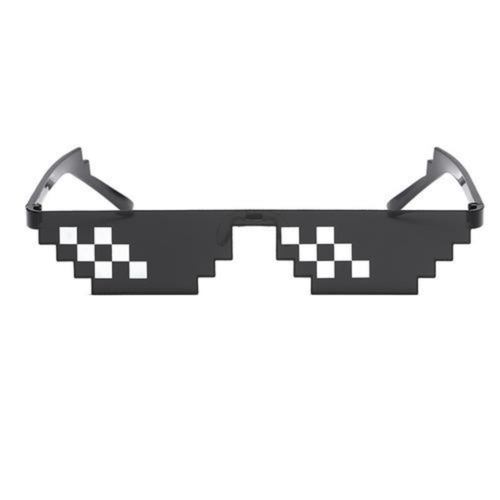 2 Buah Kacamata Hitam Mosaik K - Vintage Fashion Glasses ulasan dan harga
