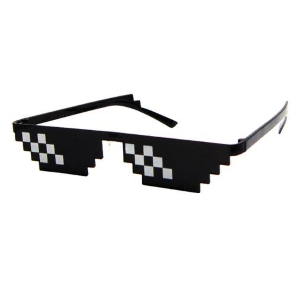 2 Buah Kacamata Hitam Mosaik K - Vintage Fashion Glasses ulasan dan harga