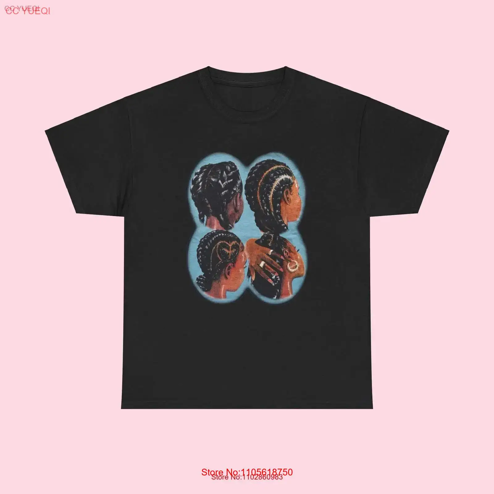 Kaos Black Hair Cornrows Junet - Vintage Fashion Pinterest ulasan dan harga