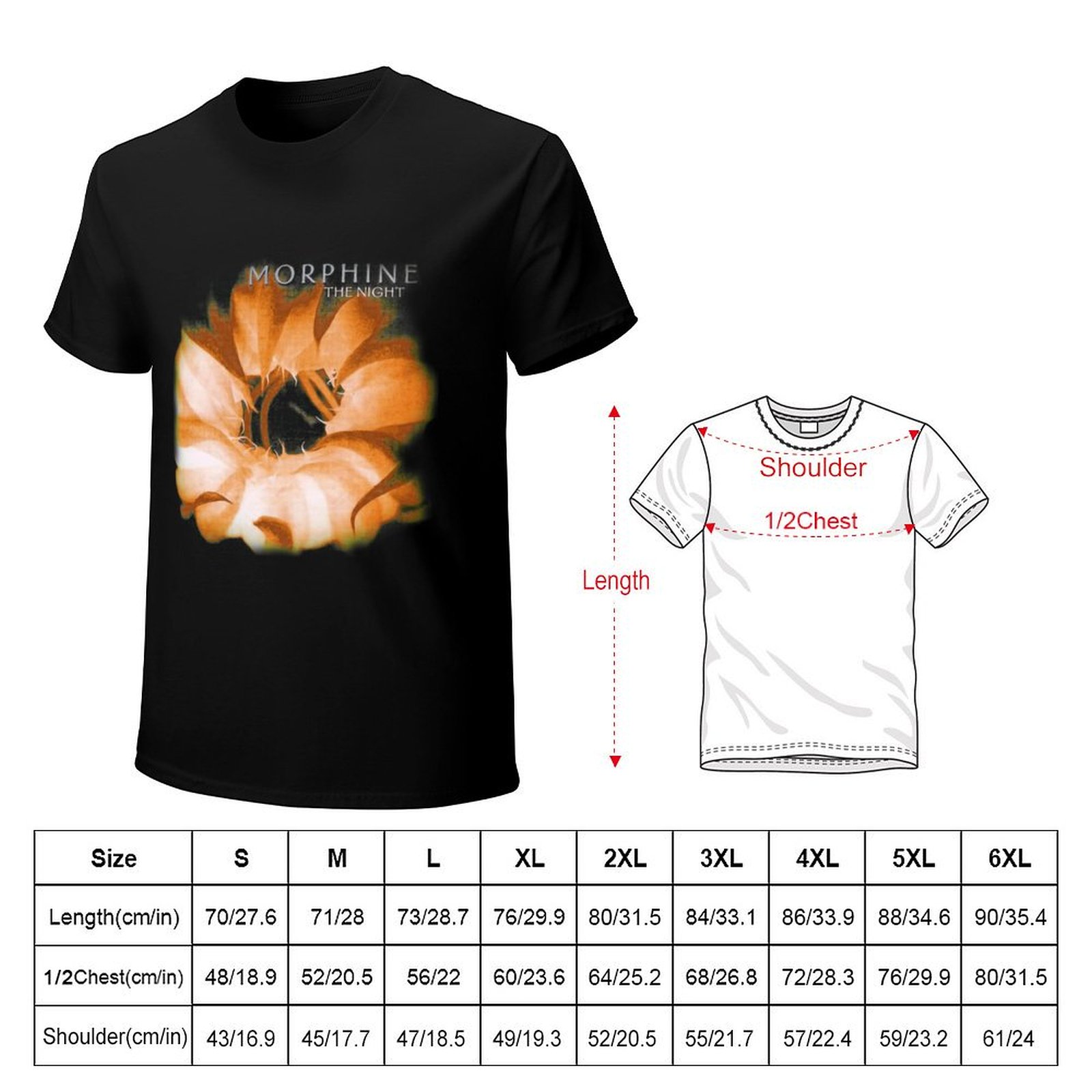 Vintage Morphine, band rock ta - Band Tee Faded 90S ulasan dan harga