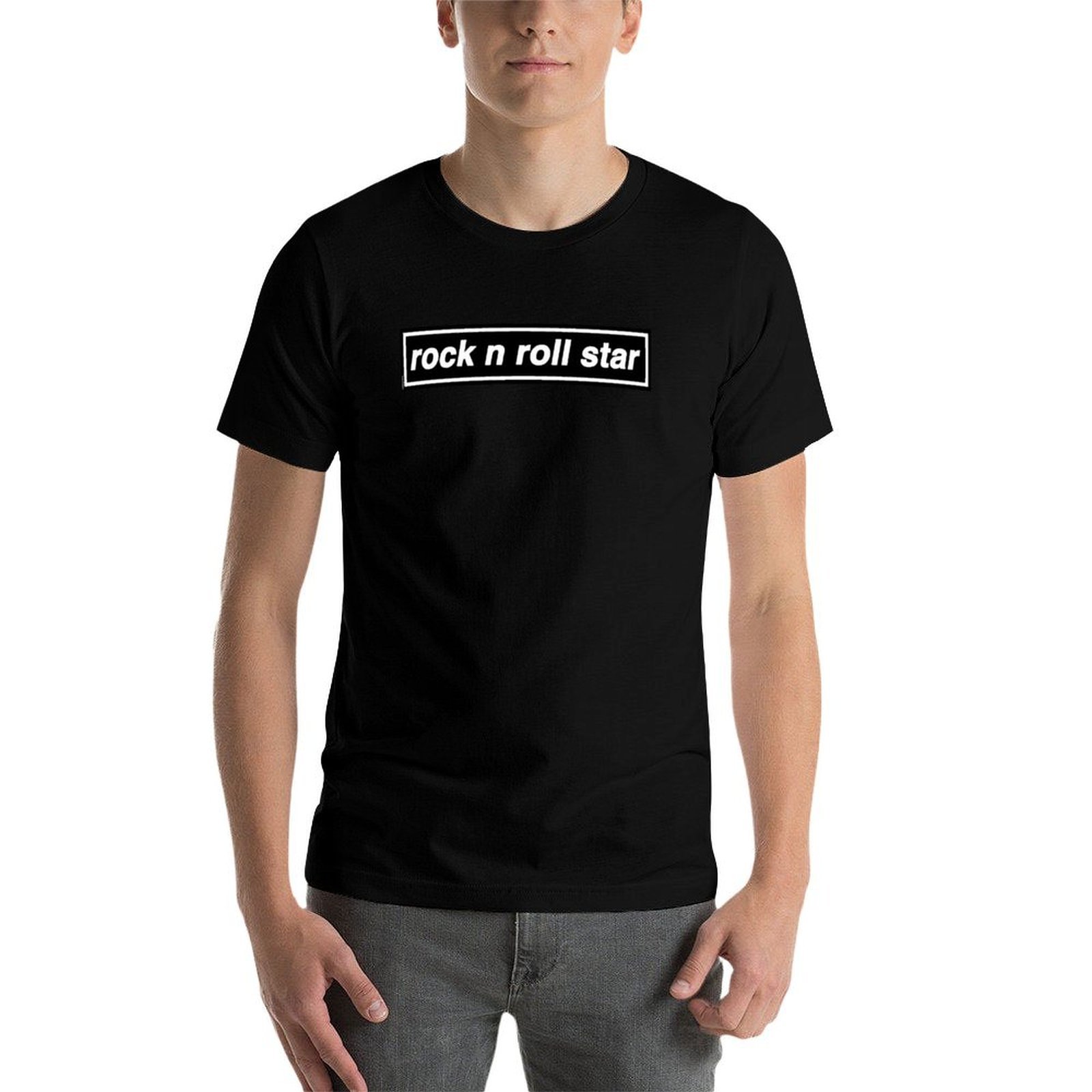 Rock n Roll Star - OASIS Band  - Band Tee Faded 90S ulasan dan harga