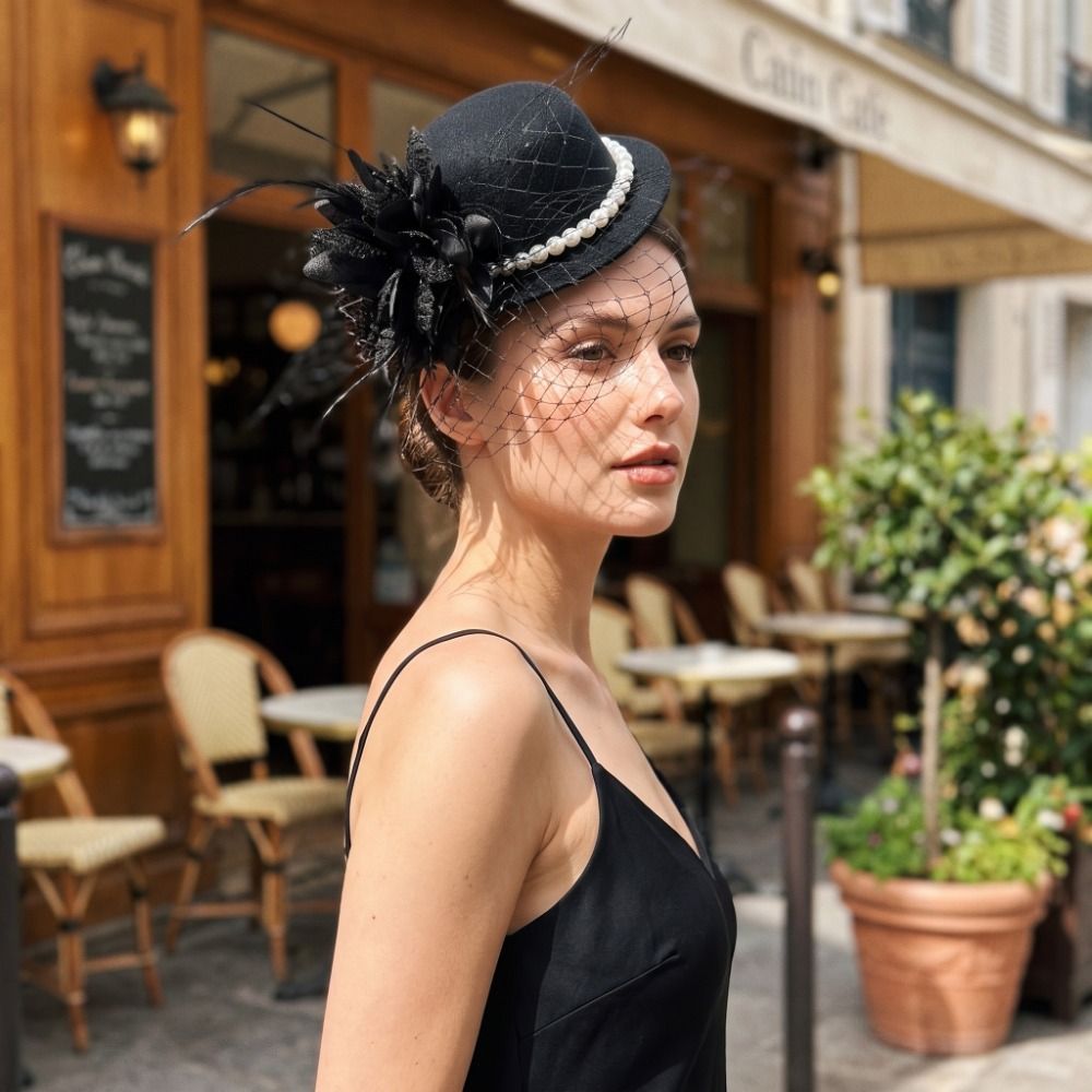 Topi Fascinator Vintage Cantik - Vintage Fashion Photography ulasan dan harga