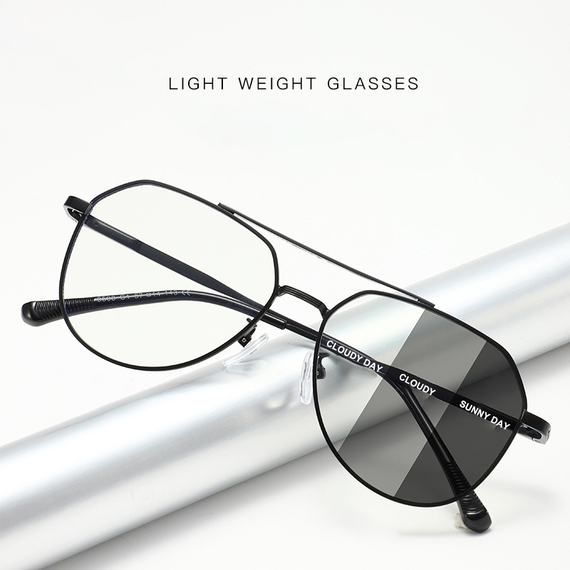 DDDLONG Kacamata Hitam Fotochr - Vintage Fashion Glasses ulasan dan harga