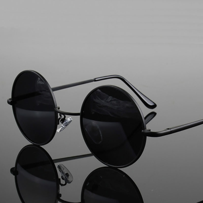 Kacamata Hitam Bulat Retro Vin - Vintage Fashion Glasses ulasan dan harga